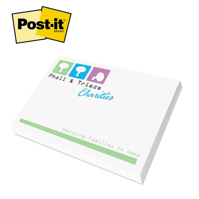 Custom Printed Post-it® Notes (3"x4") 25 Sheets/ 4 Color
